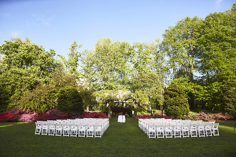 botanical garden wedding ceremony