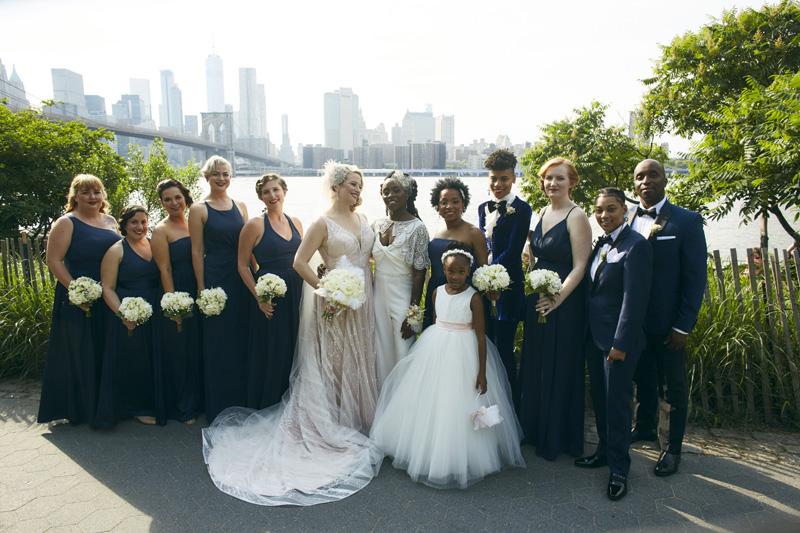 Brooklyn Bridge Park wedding photos