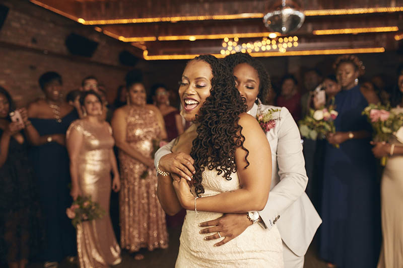 Lesbian wedding first dance