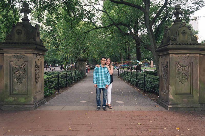 Bethesda Terrace engagement pictures