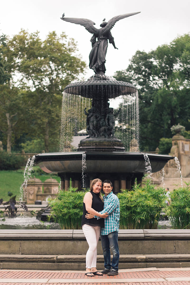 Central Park engagement photos