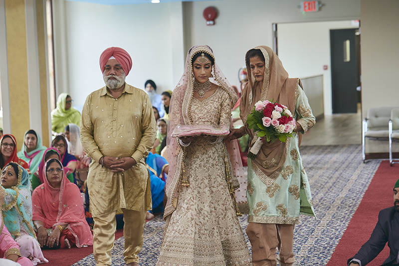 Indian muslim wedding ceremony
