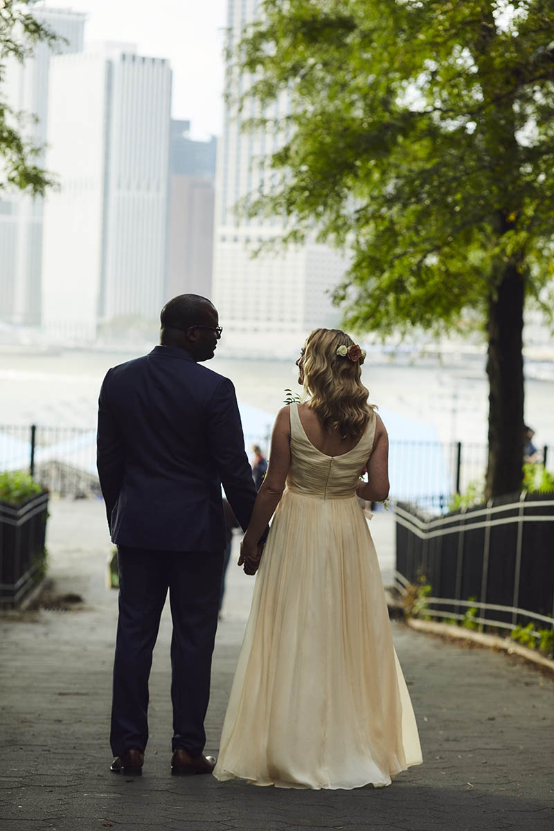 Interracial wedding portraits NYC