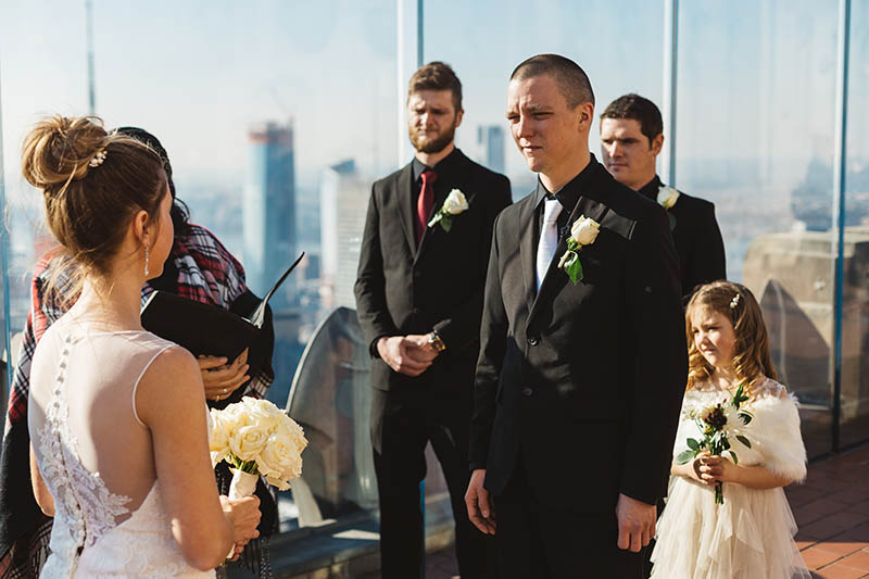 Rooftop elopement locations NYC