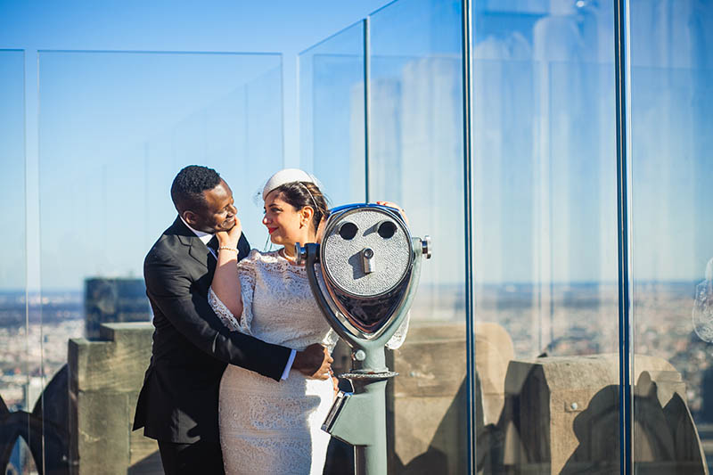 Rooftop elopement locations NYC