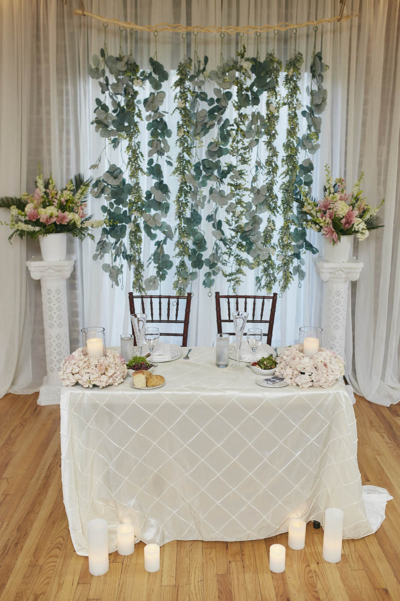 Deity wedding reception decoration