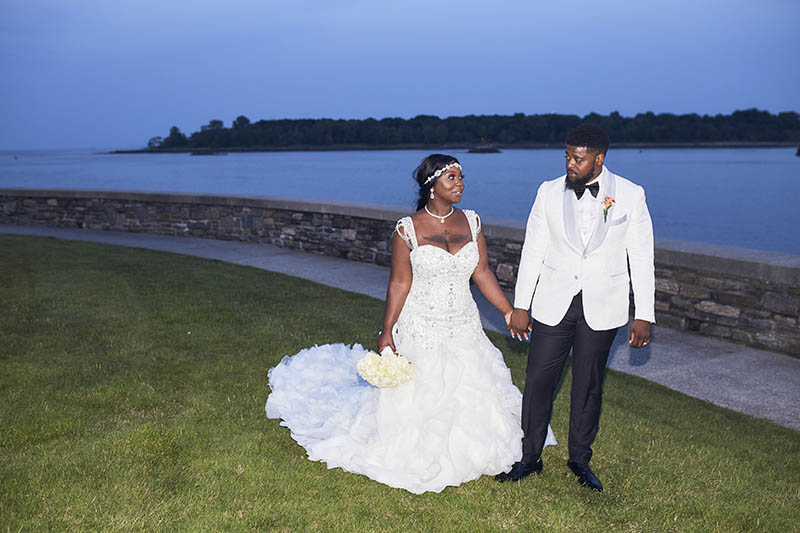 Black couple wedding photography