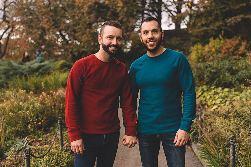 Gay engagement photography