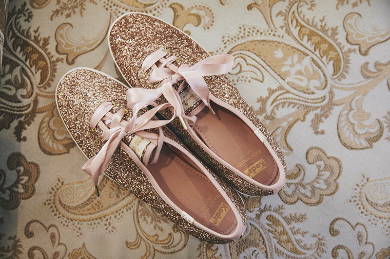 Flats wedding shoes