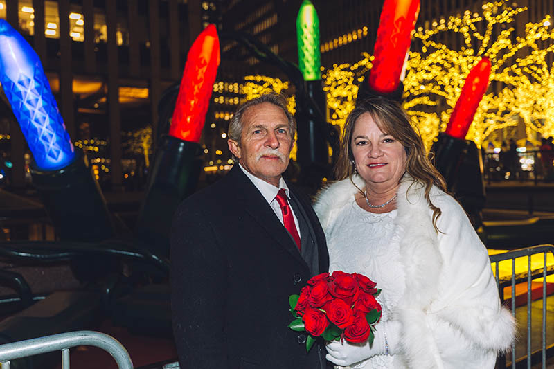 Christmas eloping locations in NYC
