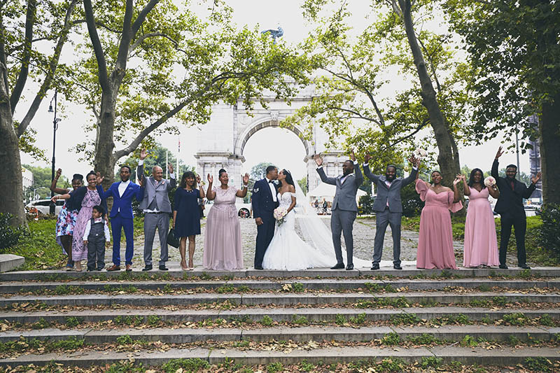 African American wedding photos Brooklyn