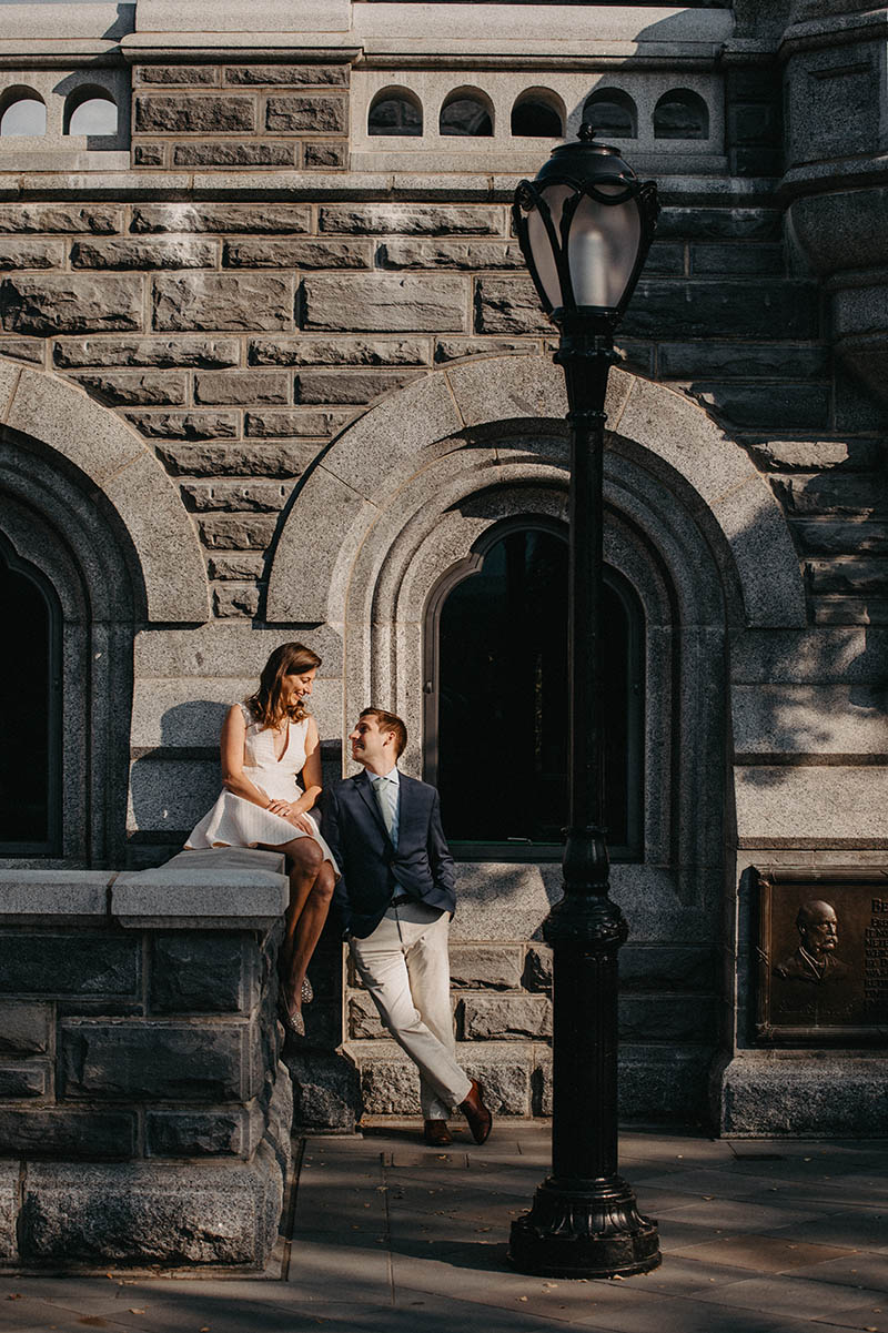 Fall NYC engagement photos