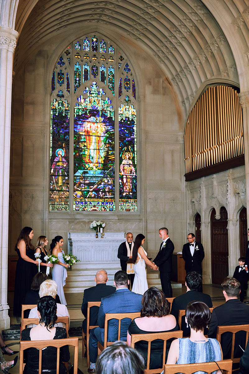 Church wedding ceremony