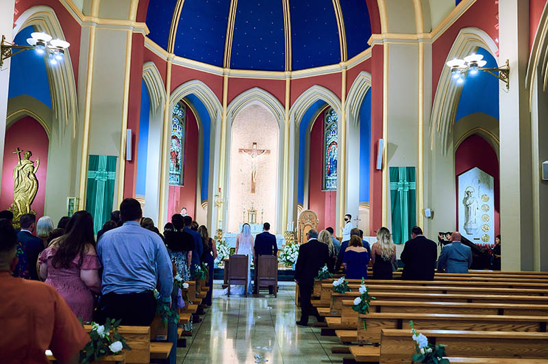 St. Anthony church wedding ceremony