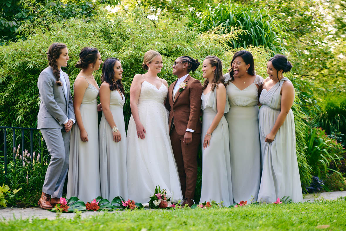 Interracial wedding photos