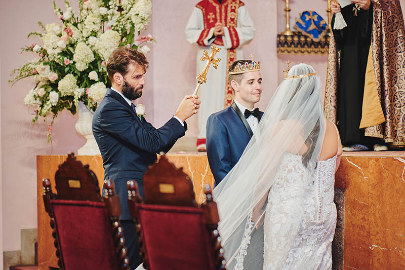 Armenian orthodox church wedding ceremony