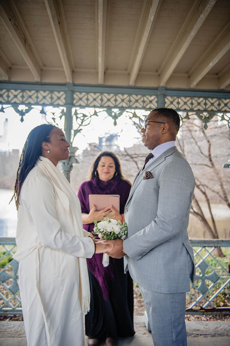 NYC elopement ceremony