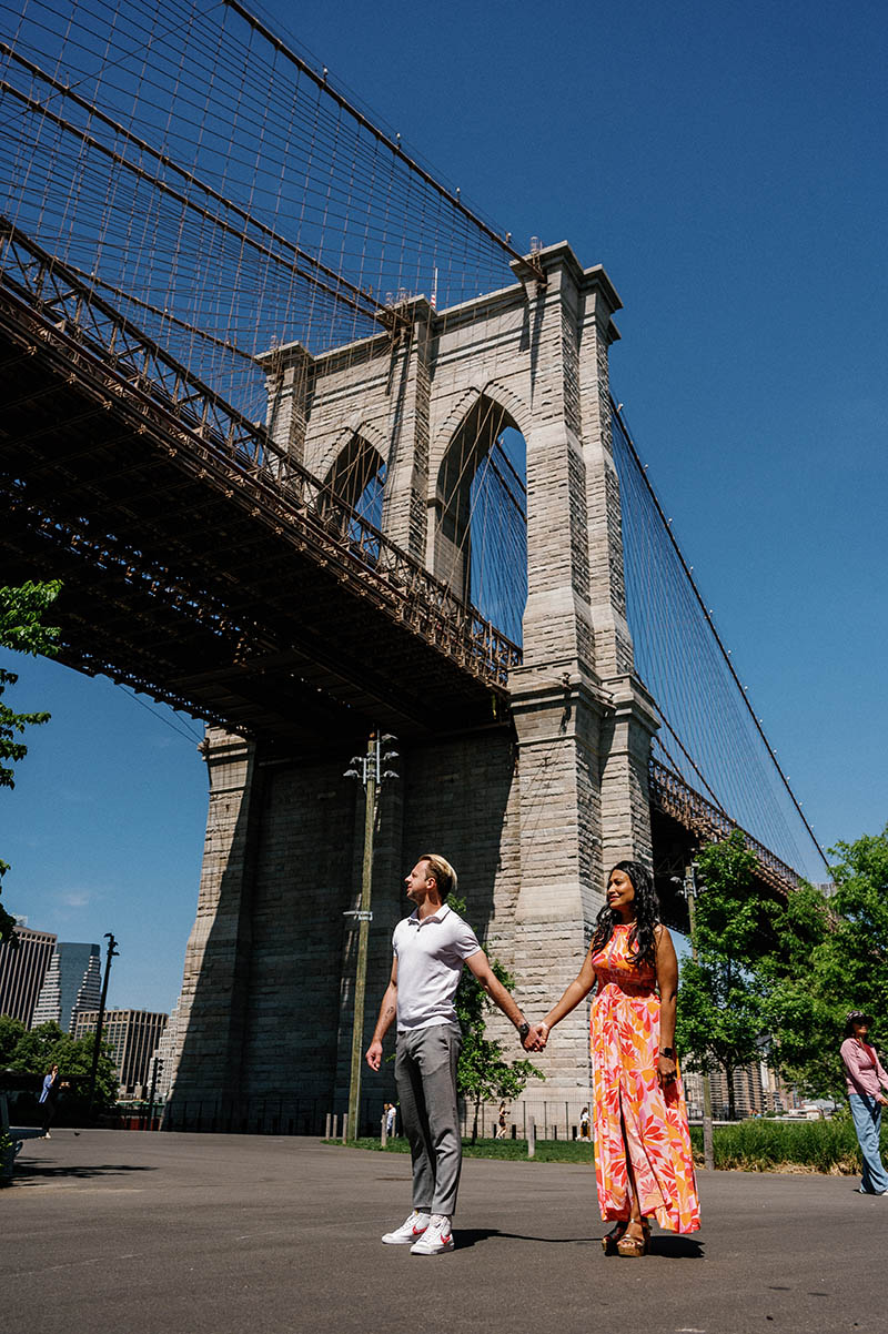 Brooklyn Bridge engagement