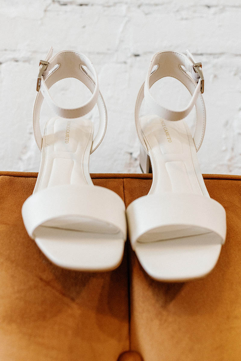 Brides wedding shoes