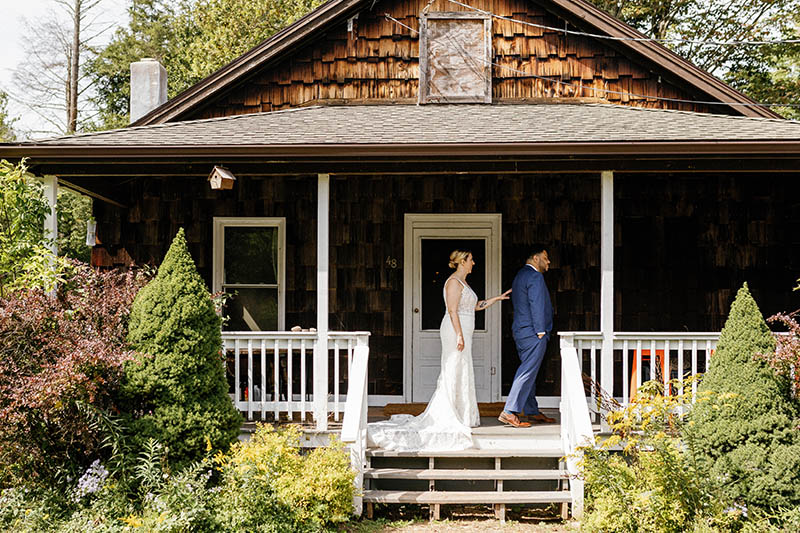 Front porch wedding reveal